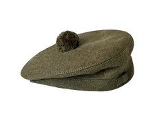 Military Tam O Shanter Hat Canadian tam o Shanter  Scot's Cap Wool Beret
