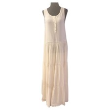 Sample NWT Spell & the Gypsy Maxi Tank Dress Cream Sz S