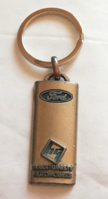 Schlüsselanhänger Metall Marken Autos: FORD-HUBERT GINISTY AUTOMOBILES/MEAUX/CREIL.....