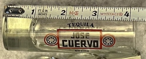 Set of Four 4” JOSE CUERVO TEQUILA - MEXICO SHOT GLASSES - Picture 3 of 3