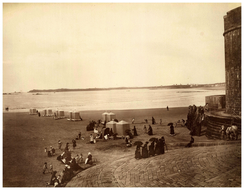 Tirage Albuminé Vintage - "Procession Sur Le La Marle à Vannes", France, Circa 1894