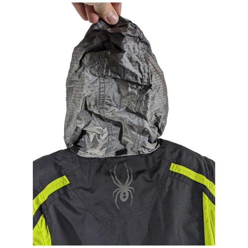 Spyder XT Kids Jacket Ski Snow Snowboard Lined Waterproof Boys Size 14 Black - Picture 6 of 24
