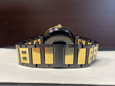 Forever Fendi 29mm Watch with FF Logo Bracelet, Black MOP Face and