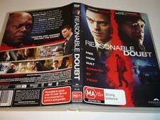 REASONABLE DOUBT - DOMINIC COOPER + SAMUEL L JACKSON (EX-RENTAL) (DVD, MA15+)