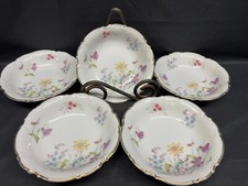 Hutschenreuther "SYLVIA" #8940 ~ Germany ~ Set of 5 ~ Dessert Bowls ~ 5 3/8"