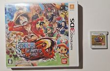 One Piece Unlimited World R Red Nintendo 3DS NTSC-J Japanese US Seller Tested
