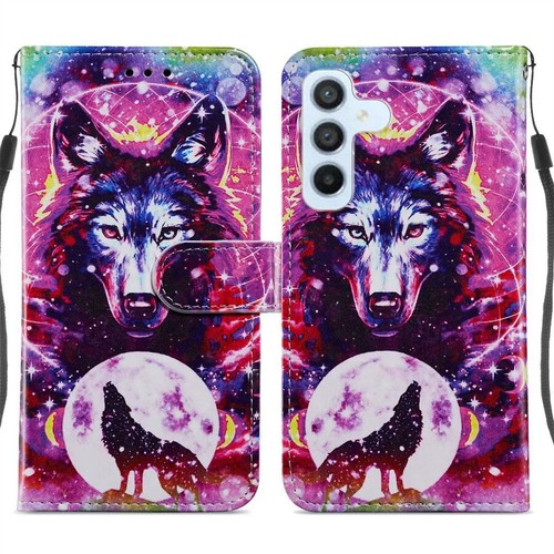 Phone Cover for Samsung S9 S8 Note 20 J310 M53 Painted Pattern Flip Wallet Case - Picture 9 of 22