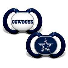 Dallas Cowboys 2 pack Baby Pacifiers