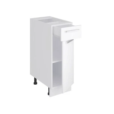 Küchenschrank ALINA 30 cm Unterschrank Küche Einbauküche Küchenzeile Weiß matt - Bild 1 von 4