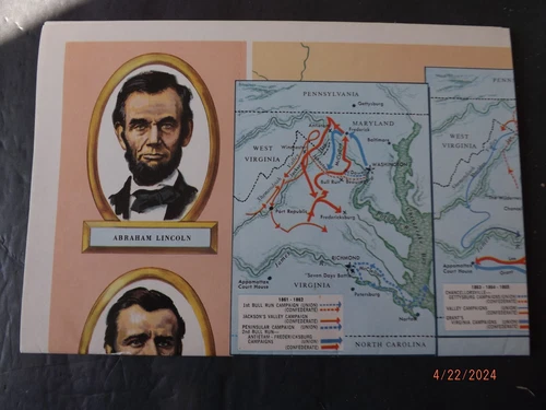 Parade Magazine - Civil War Map  -   28' X 36"