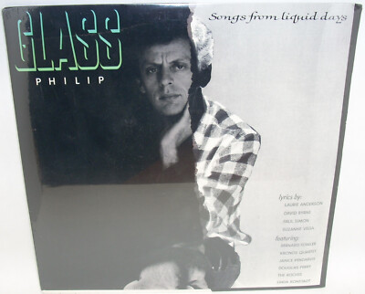 PHILIP GLASS - Songs From Liquid Days ( LP ) 1st US 1986 Brand NEW