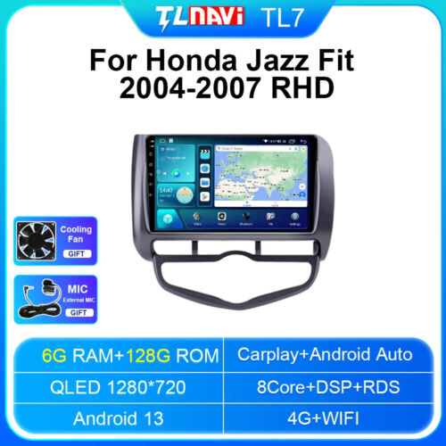 Carplay Auto Octa Core GPS Navigation Radio For Honda Jazz Car Multimedia Player - Picture 37 of 48
