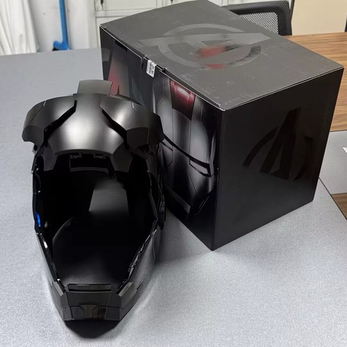 AUTOKING Iron Man MK5 1:1 Helmet Wearable Voice-control Mask Cosplay Black Ver. - Picture 3 of 21