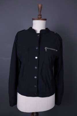 JANE LUSHKA Black Lightweight Blazer Jacket Size XL