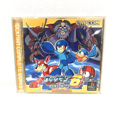 Rockman 6 Playstation 1 Japanese PS1 Japan Region Megaman JP Rockman 6 Playstation 1 Japanese PS1 Japan Region Megaman JP