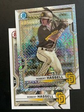 Robert Hassell 2021 Bowman Chrome Mojo Refractor BCP-120 w/Base Card 