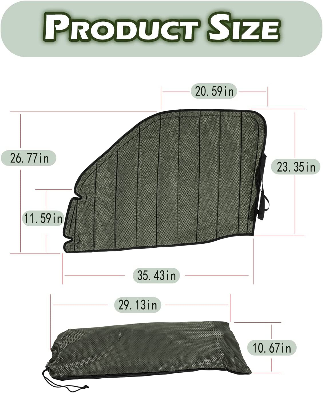 Insulated Blackout Front Door Window Covers for 20072018 MercedesBenz