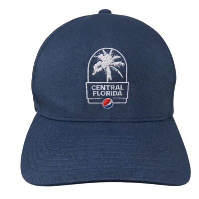 Central Florida Pepsi Fitted Hat Blue L/XL Embroidered Vented Port Authority
