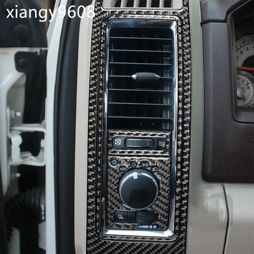 8Pcs Carbon Fiber Side Air Vent Outlet Set Trim Kits For Dodge Ram 1500 2013-17 - Picture 3 of 15
