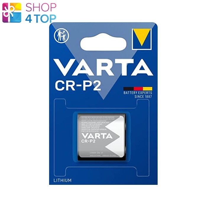VARTA CR-P2 Batteria Al Litio 6204 6V 1BL blister CRP2 Scadenza 2031 Nuova