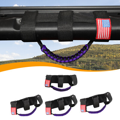 4X Roll Bar Grab Handle Top Grip Handle For Jeep Wrangler YJ TJ JK JL Gladiator
