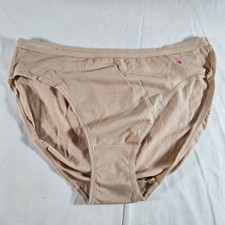 Victoria's Secret Hi-Leg Brief Medium Beige Cotton Blend