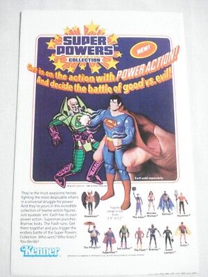 1985 Color Ad Kenner DC Super Powers Collection
