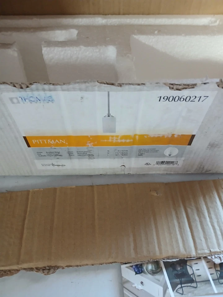 Thomas Lighting 190060217 Pittman Mini Pendant Brushed Nickel - Image 2 of 2