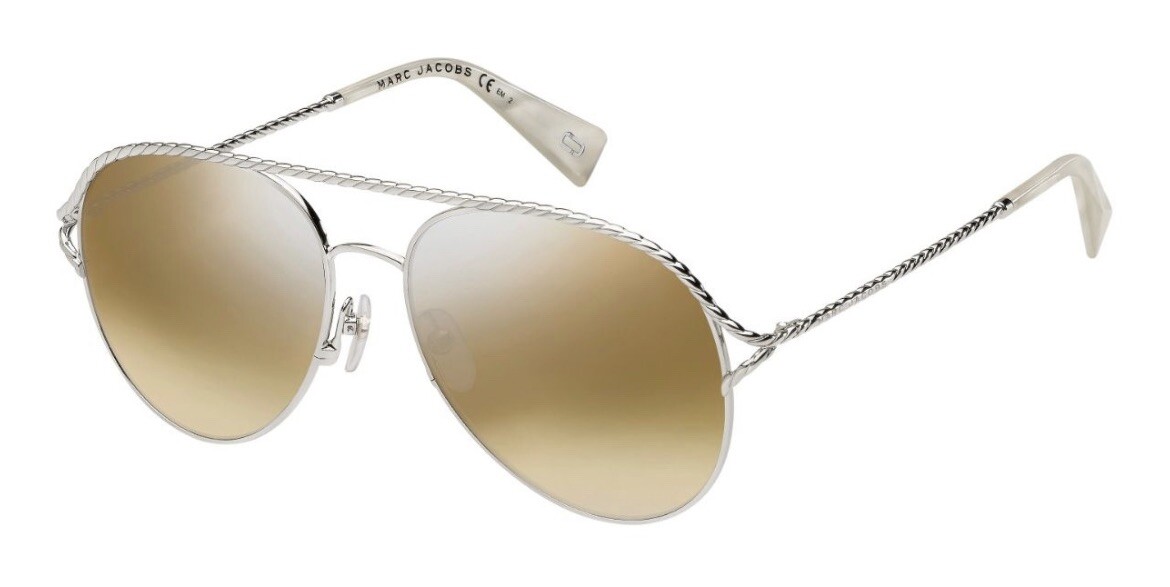New Marc Jacobs MARC 168/S OX9NQ Gold Gradient Sunglasses 
