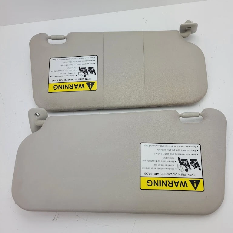 Mazda Mazda2 2013 parasol juego de 2 con espejo gris sin tornillos Foto 4 de 4