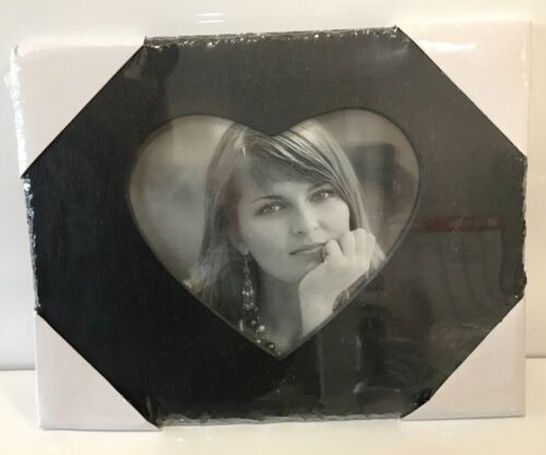 Black Slate Frames, Plaques Heart hanging chalkboard Memo Notice *M - Picture 7 of 19