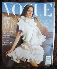 Vogue Magazine Spring 2026 ROSALIA. Jonathan Anderson, Gavin Newsom