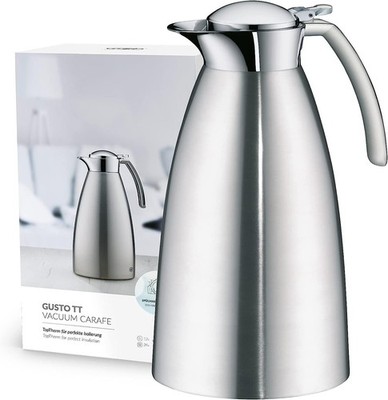 2L Isolierkanne Thermoskanne Thermokanne Isolierflasche Edelstahl Thermoflasche