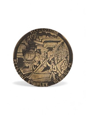Reflections Keystone Complex Reading PA Industrial Bronze Medal 4''