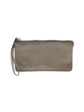 Accessorize Women Gray Leather Wristlet One Size