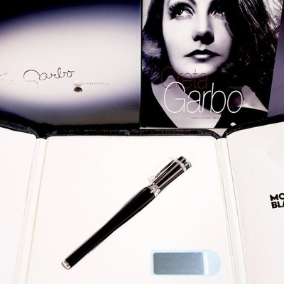 Montblanc Greta Garbo 1905 Fountain Pen 17 Diamonds Akoya Pearl Silver925 NEW