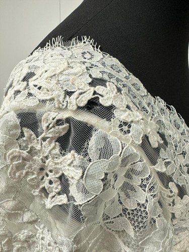 Anna Sorrano 'Madalina' Ivory Lace Designer Wedding Dress Gown UK 12 EU 38 NWT - Picture 11 of 19