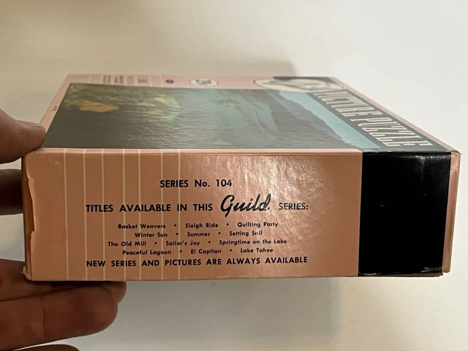 Rompecabezas con imagen vintage Whitman Guild, 304 piezas Lake Tahoe Foto 4 de 4