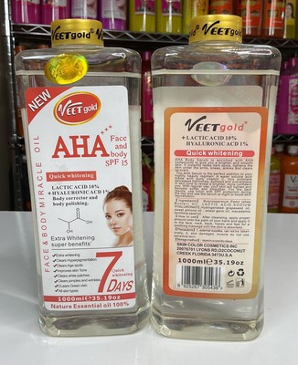 ORIGINAL Veet Gold AHA Super Body Corrector Oil 1000ml 100%ORIGINAL