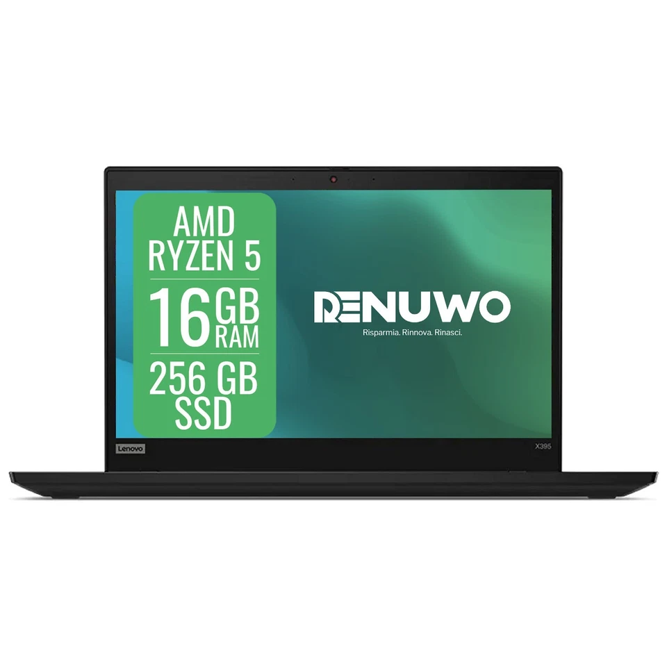 Lenovo ThinkPad X395 · Ryzen 5 PRO 3500U · 16GB · 256GB, foto 1 di 5