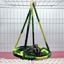 Hamster Hand-woven Hanging Nest Hanging Hamster Hammock Pet Bed Random Color