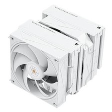 Royal Pretor 130 White CPU Air Cooler, Computer Double Towers RP130 White