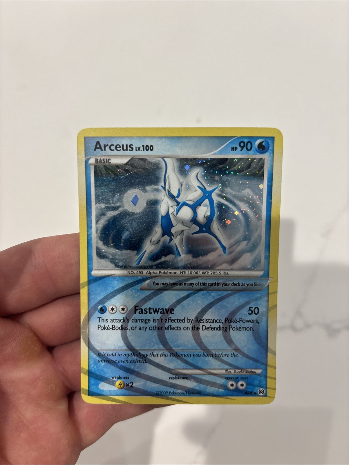 Arceus Lv.100 - AR4 - Holo Rare - Pokemon TCG - Platinum Arceus 2009 - NM