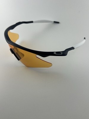 Oakley Pro M Frame Matte Black Persimmon Heater White Icons Ear Non-Folding RARE