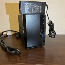 Synology DS218+ 2 Bay (diskless)  w/ RAM expanded to 8GB, genuine power adapter