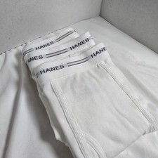 Hanes Men's Briefs Comfort Flex Size XL 15763 3 Pairs NEW Logo Band 100 Cotton