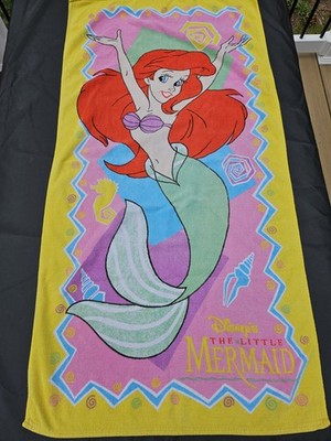 Vintage 'The Little Mermaid' Beach Towel Disney Theme