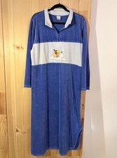 Vintage Disney Winnie The Pooh Piglet velour Plush Pajama nightgown Size Large