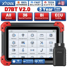 XTOOL D7 BT V2.0 OBD2 Diagnostic Tool Car Scanner All System Wireless 36+Service