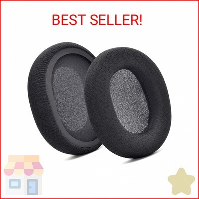 Arctis 3/5 / 7/9 Replacement Black Fabric Ear Pads Cushion Compatible with Steel